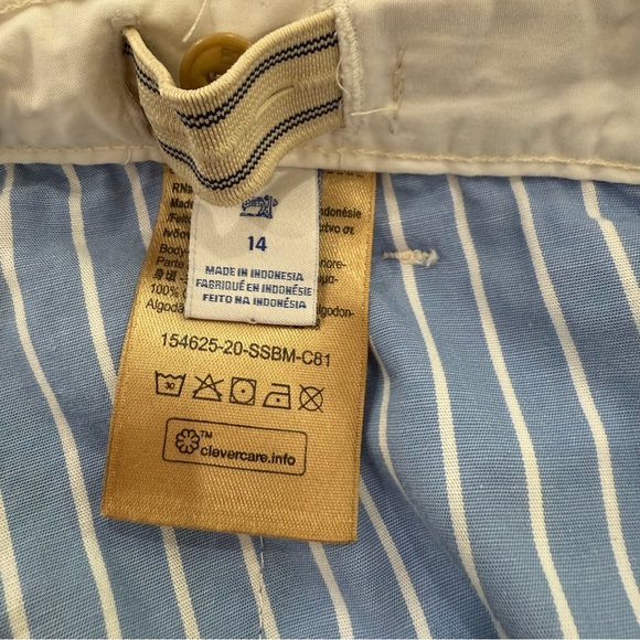 Scotch & Soda Striped Navy and White Shorts boy size 14 - Picture 7 of 8